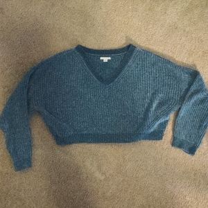 American eagle cropped wide sweater size s
